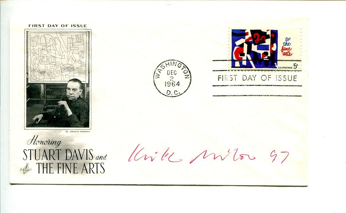 Keith Milow Famous British Artist Signed Autograph FDC