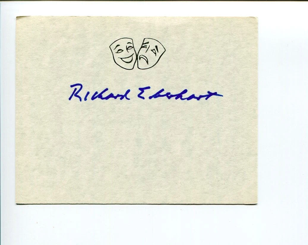 Richard Eberhart Pulitzer Prize Winner Poet Author Signed Autograph