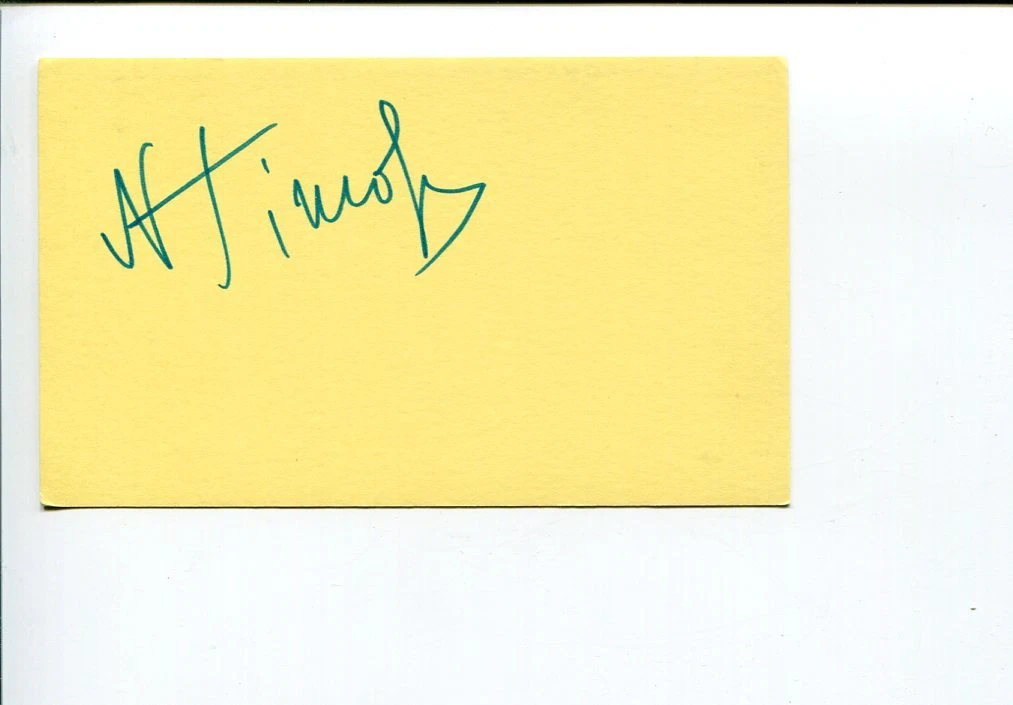 Nina Timofeyeva Russian Bolshoi Ballet Ballerina Dance Signed Autograph