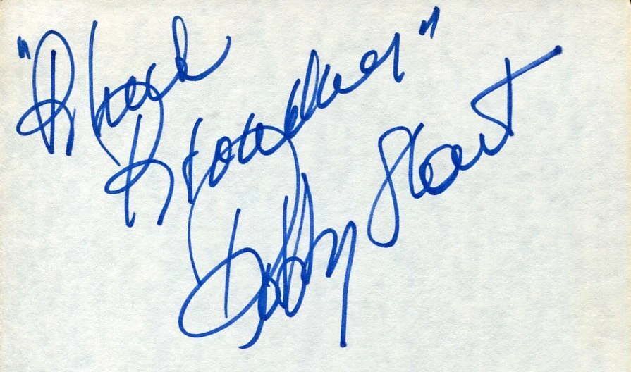 Bobby Short Jazz Pianist Singer Big Band Signed Autograph