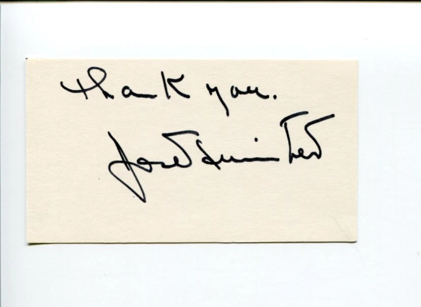 Jose Quintero Circle in the Square Theatre Rare Signed Autograph