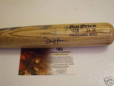 Doug Mathis Texas Rangers Boston Red Sox Signed Autograph Baseball Bat