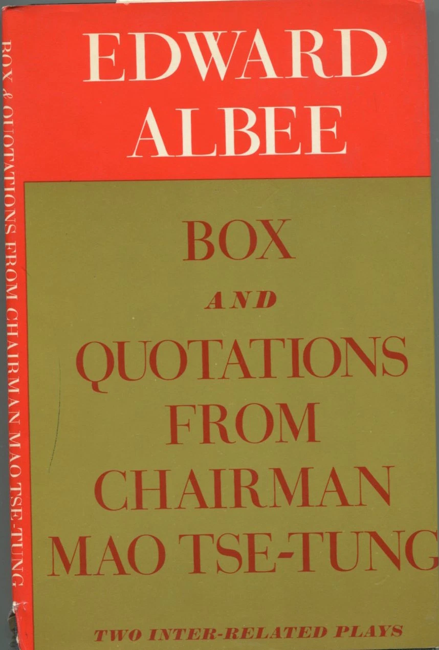 Edward Albee Box And Quotations From Chairman Mao Tse-Tung Signed Autograph Book
