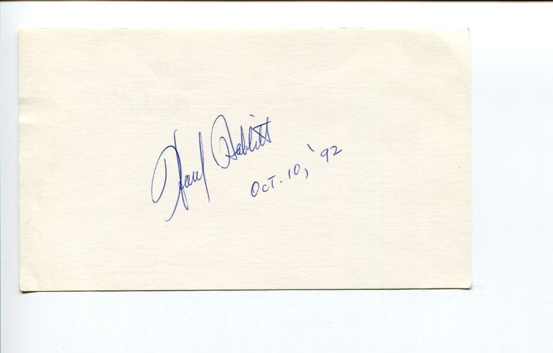 Harry Babbitt Jazz Big Band Singer All I Want for Christmas Signed Autograph