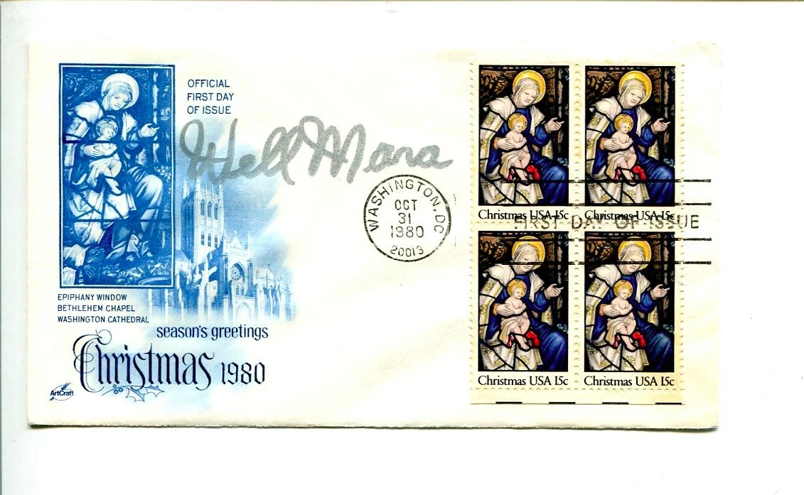 Wellington Well Mara NY New York Giants Owner HOF Signed Autograph FDC