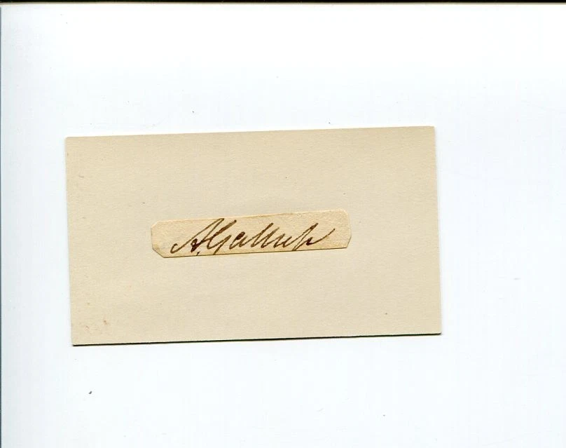 ALBERT GALLUP NY NEW YORK US REPRESENTATIVE CONGRESS SIGNED AUTOGRAPH COLLECTIBLE MEMORABILIA