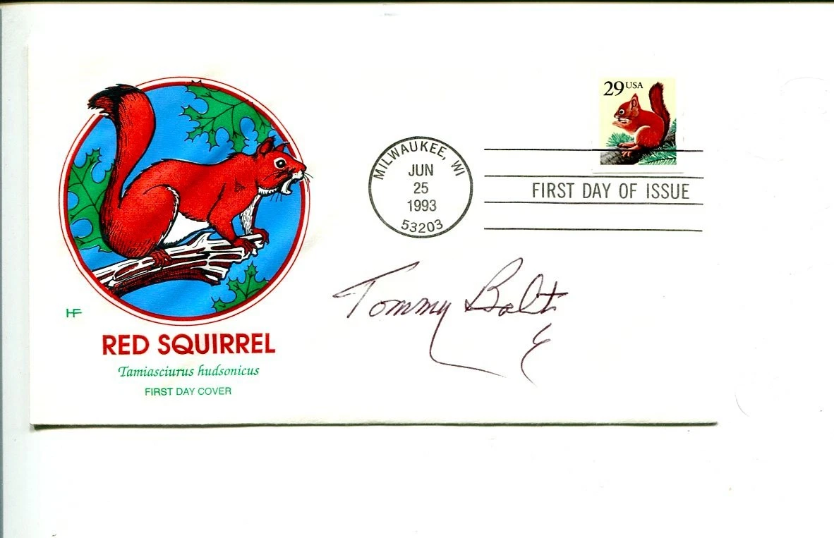 Tommy Bolt US Open Champ PGA HOF Signed Autograph FDC