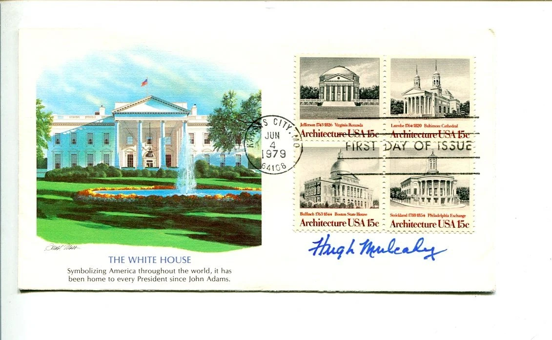 Hugh Mulcahy Philadelphia Phillies Pittsburgh Pirates Signed Autograph FDC