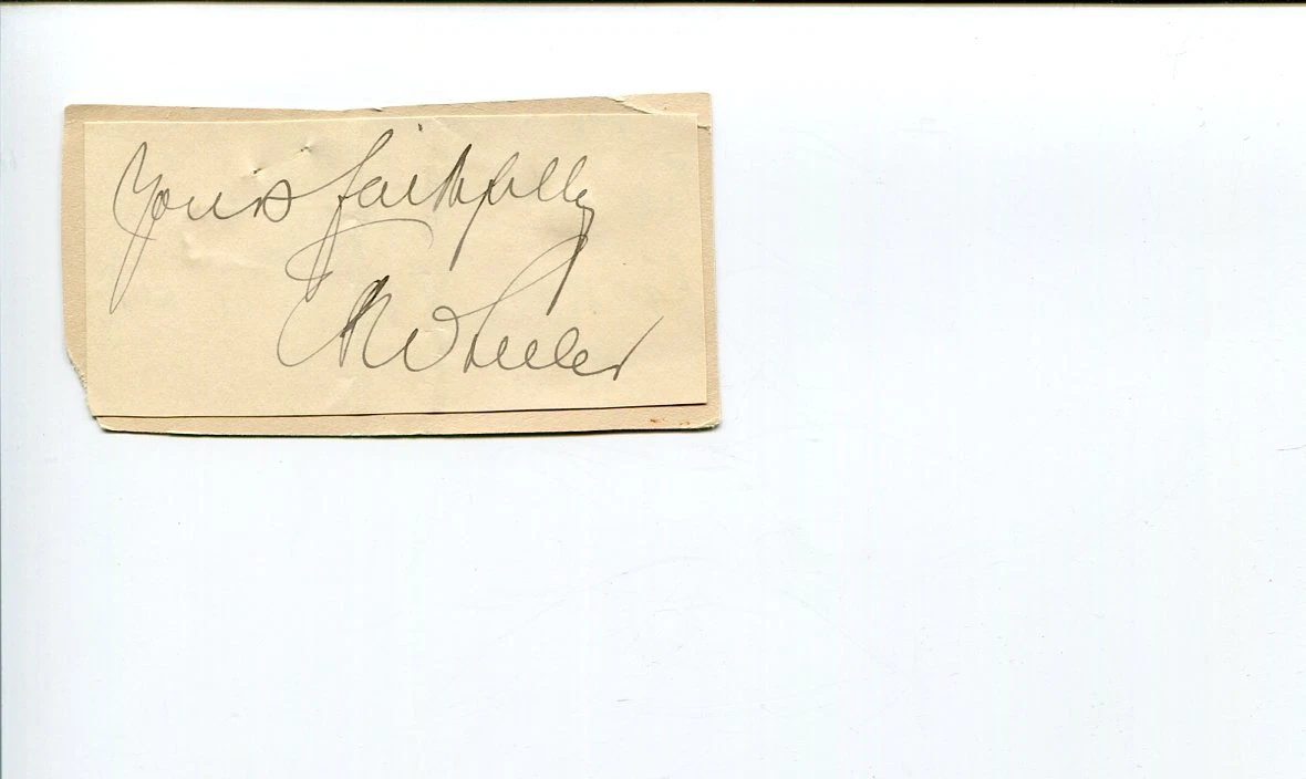 Everett P. Wheeler New York Lawyer American Bar Associa Founder Signed Autograph