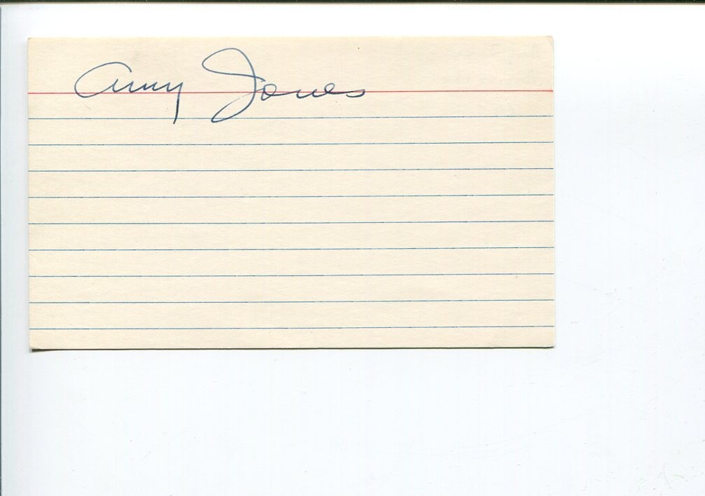 Amy Jones Famous American Artist Signed Autograph