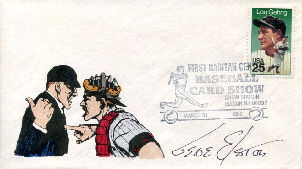 Gene Elston Houston Astros Announcer HOF Signed Autograph FDC