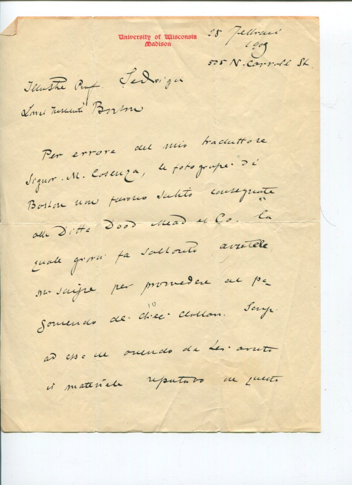 Angel Valbuena Prat Spanish Historian Author Signed Autograph ALS