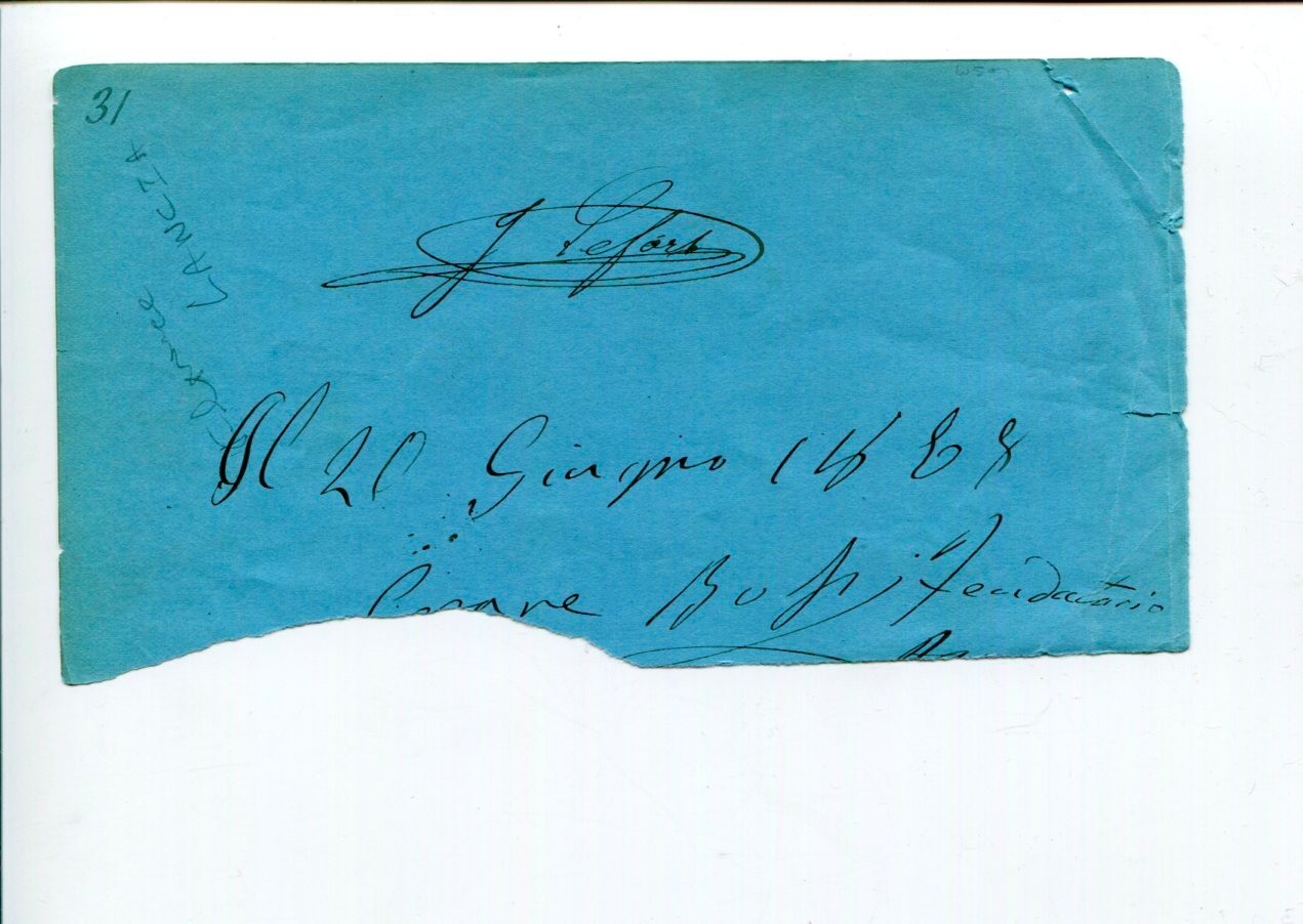 Florence Lancia Early Opera Singer Signed Autograph