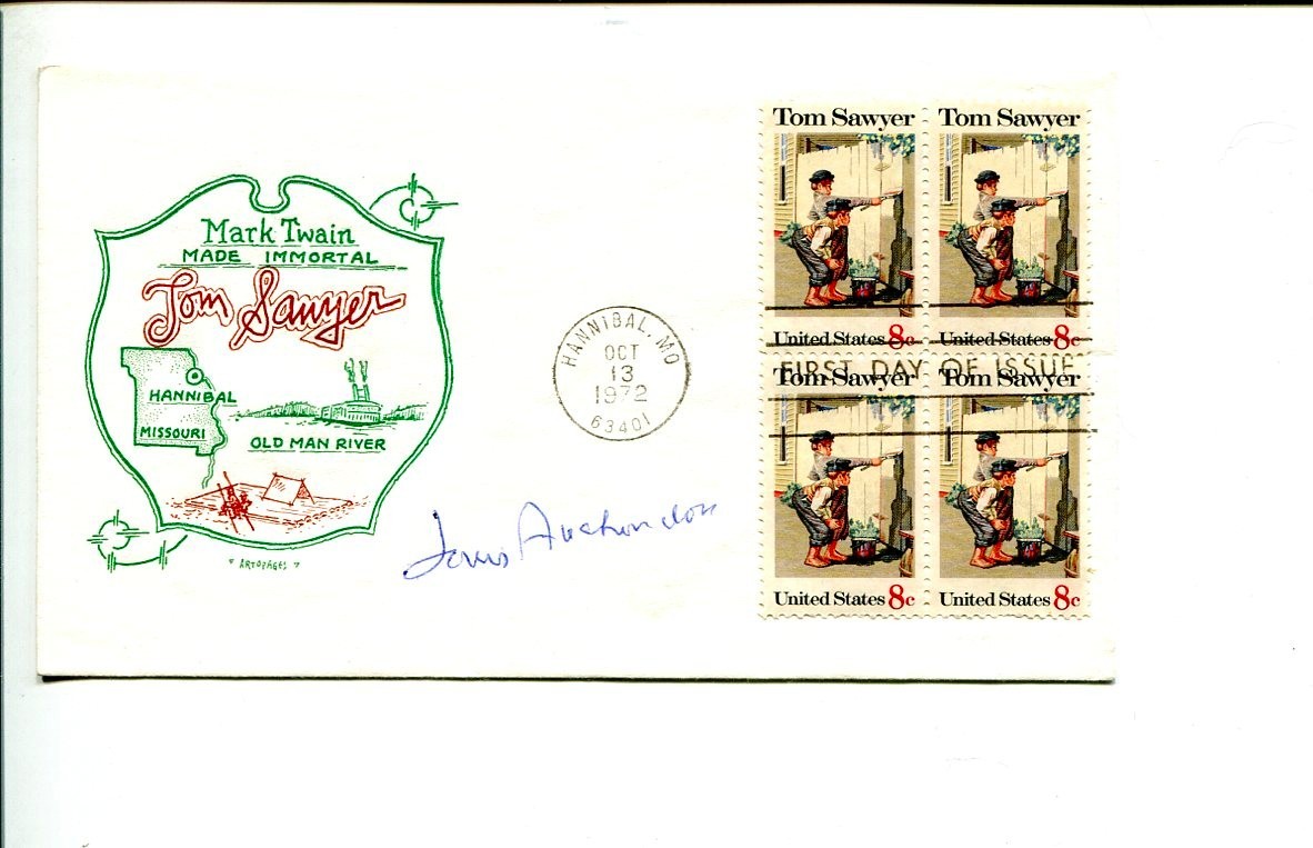 Louis Auchincloss Author Historian Novelist Signed Autograph FDC