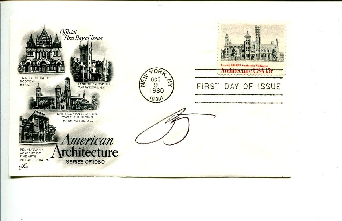 James Carpenter Famous Architect Signed Autograph FDC