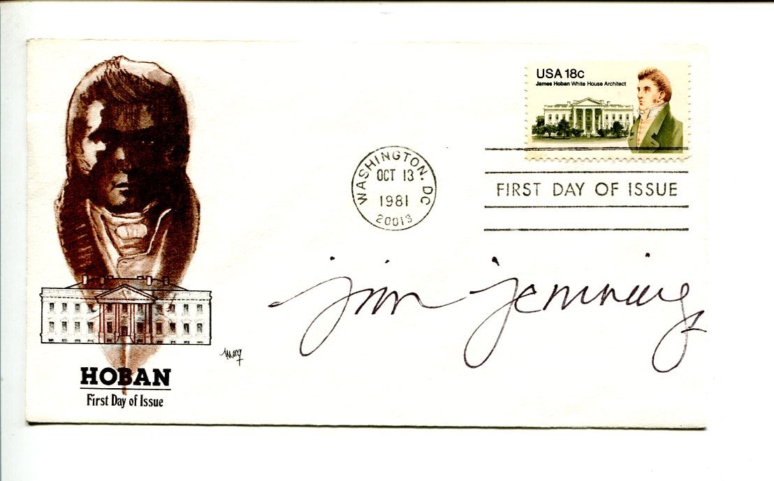 Jim Jennings Famous Architect Signed Autograph FDC