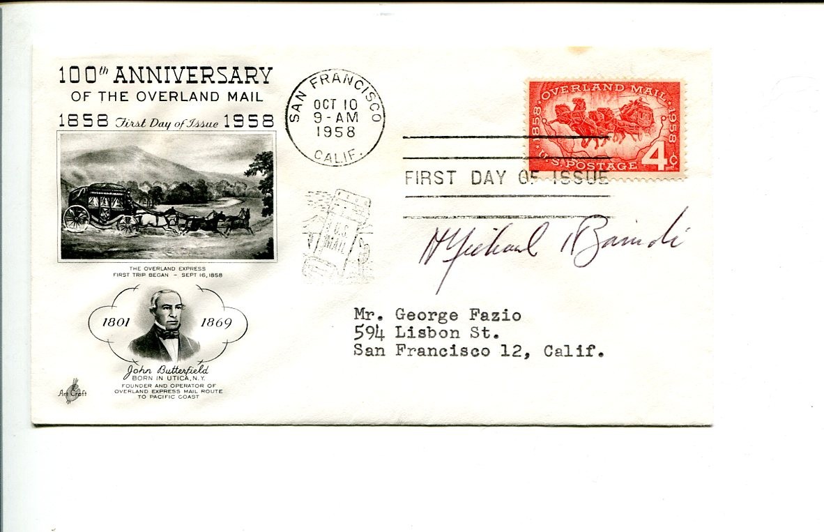 Michael Banicki Famous American Artist Rare Signed Autograph FDC