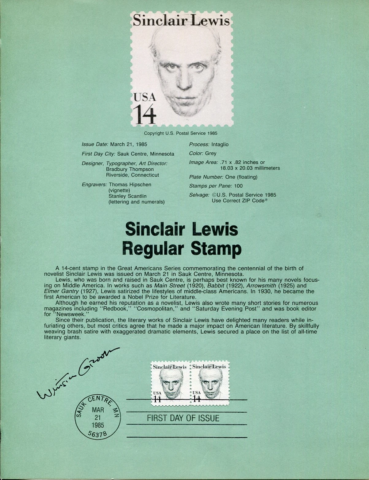 WINSTON GROOM FOREST GUMP GUMP AND CO AUTHOR RARE SIGNED AUTOGRAPH FDC SHEET COLLECTIBLE MEMORABILIA