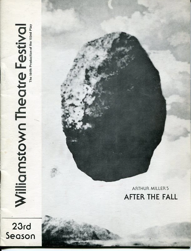 Frank Langella Blythe Danner Arthur Miller After The Fall 1977 WTF Program
