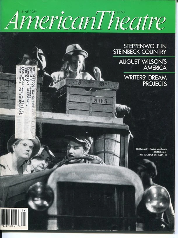 August Wilson George C. Wolfe The Grapes Of Warth 1989 American Theatre Magazine
