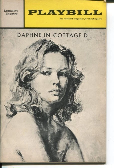 SANDY DENNIS WILLIAM DANIELS DAPHNE IN COTTAGE D 1967 OPENING NIGHT PLAYBILL COLLECTIBLE MEMORABILIA