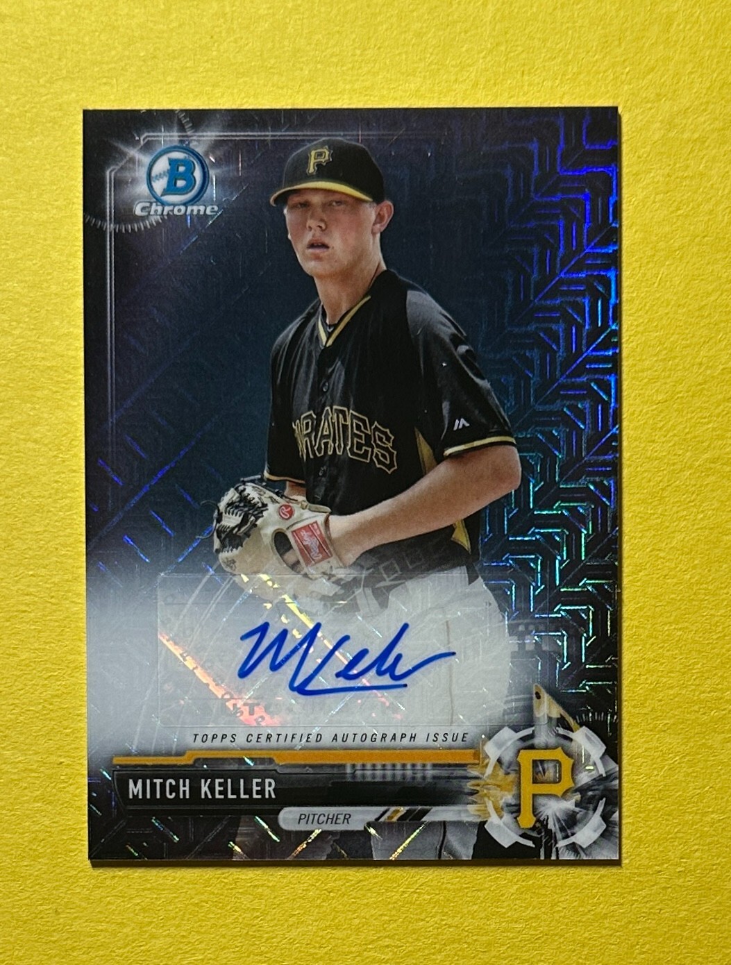 2017 BOWMAN MEGA BOX MITCH KELLER AUTO #BMA-MK PIRATES