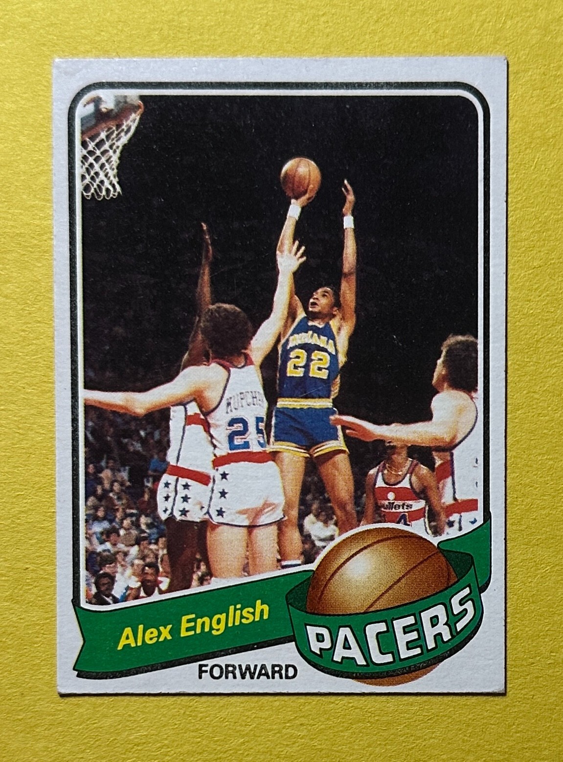 1979-80 TOPPS ALEX ENGLISH #31 PACERS COLLECTIBLE MEMORABILIA