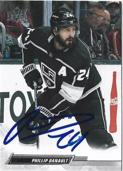 Phillip Danault Signed 2022-23 Upper Deck Hockey Card #81 Los Angeles Kings