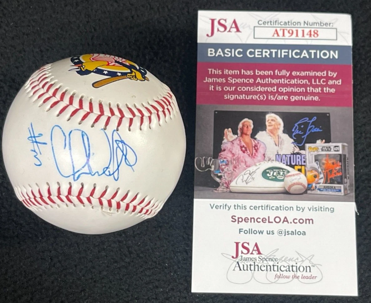 Chris Wakeland & Nate Cornejo Signed Toledo Mud Hens Baseball Tigers JSA COA