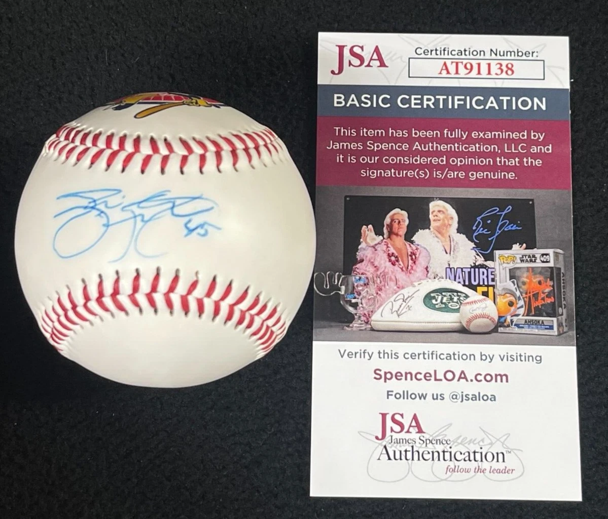 Danny Eckenstahler Signed Toledo Mud Hens Baseball Detroit Tigers JSA COA