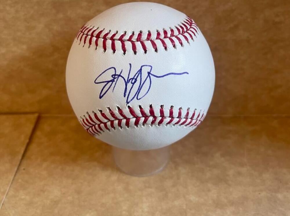 JEFF HOFFMAN PHILLIES SIGNED AUTO M.L. BASEBALL BECKETT AUTH