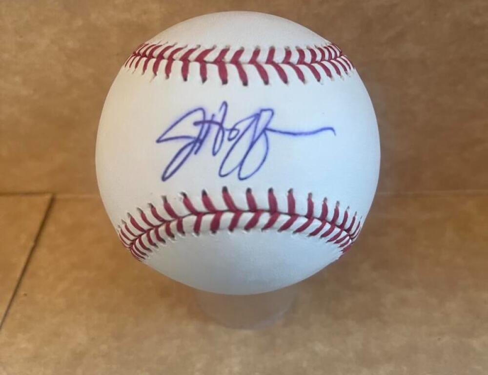 JEFF HOFFMAN PHILLIES SIGNED AUTO M.L. BASEBALL BECKETT AUTH