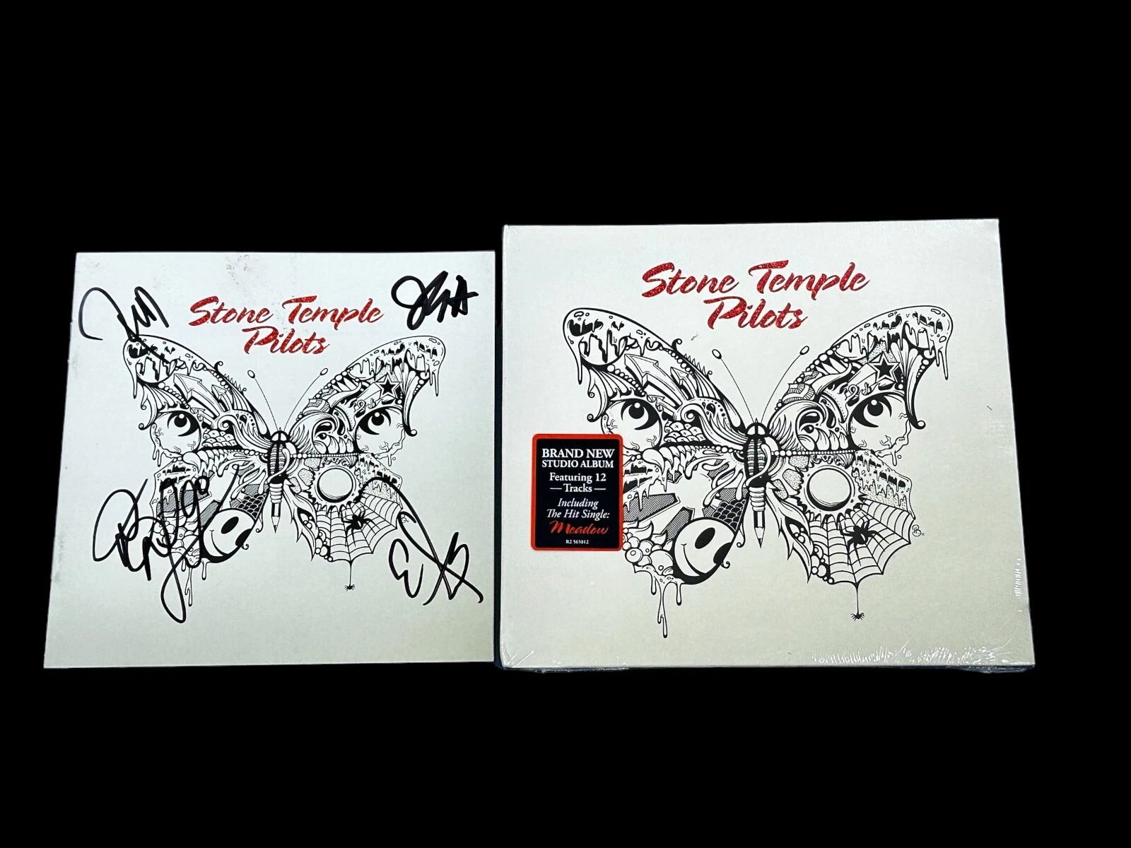 Stone Temple Pilots Newest Lineup Signed Autograph CD Cover With CD