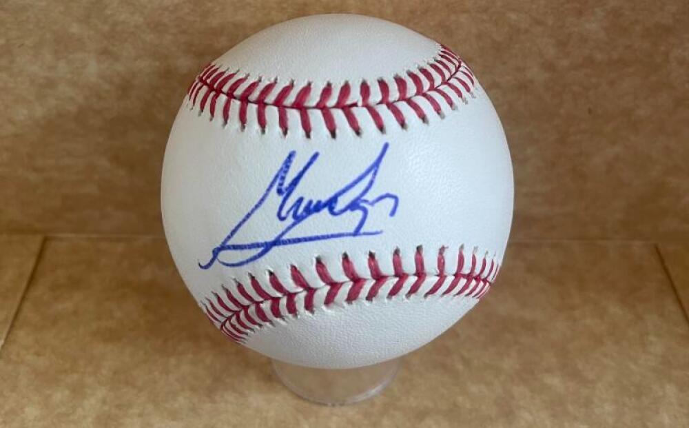 MISAEL URBINA TWINS SIGNED AUTO M.L. BASEBALL JSA AUTH