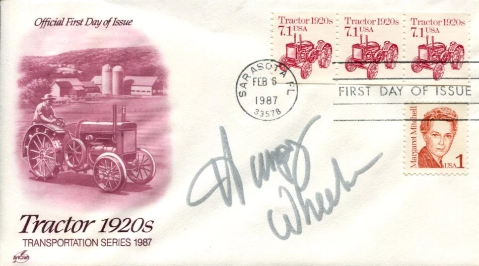 Humpy Wheeler NASCAR Charlotte Motor Speedway HOF Disney Cars Signed Autograph