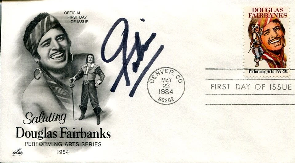 Fabian Forte Teen Idol Tiger Hound Dog Man Singer Rare Signed Autograph FDC