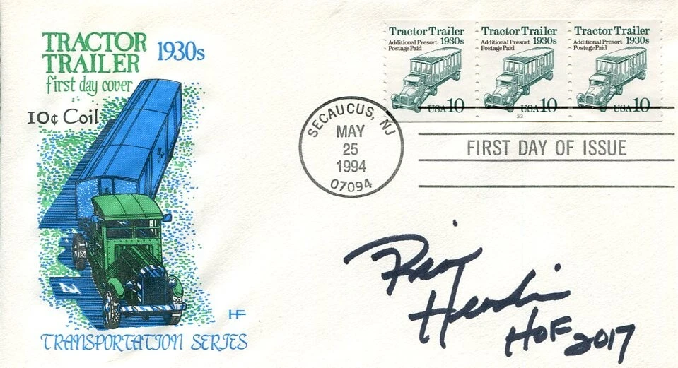 Rick Hendrick Nascar HOF Driver Owner Champion Signed Autograph FDC