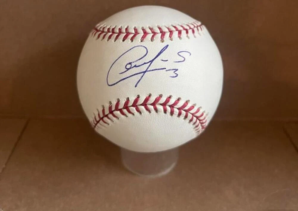 CESAR ISTURIS CARDINALS/CUBS SIGNED AUTOGRAPHED M.L. BASEBALL BECKETT AUTH