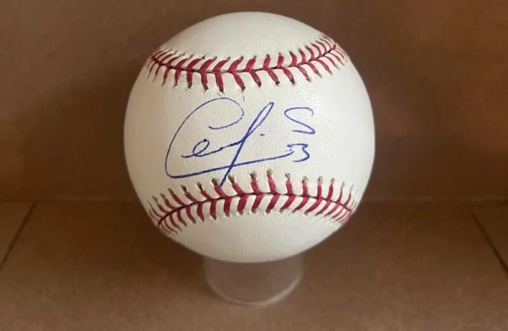 CESAR ISTURIS CARDINALS/DODGERS  SIGNED AUTOGRAPHED M.L. BASEBALL BECKETT AUTH
