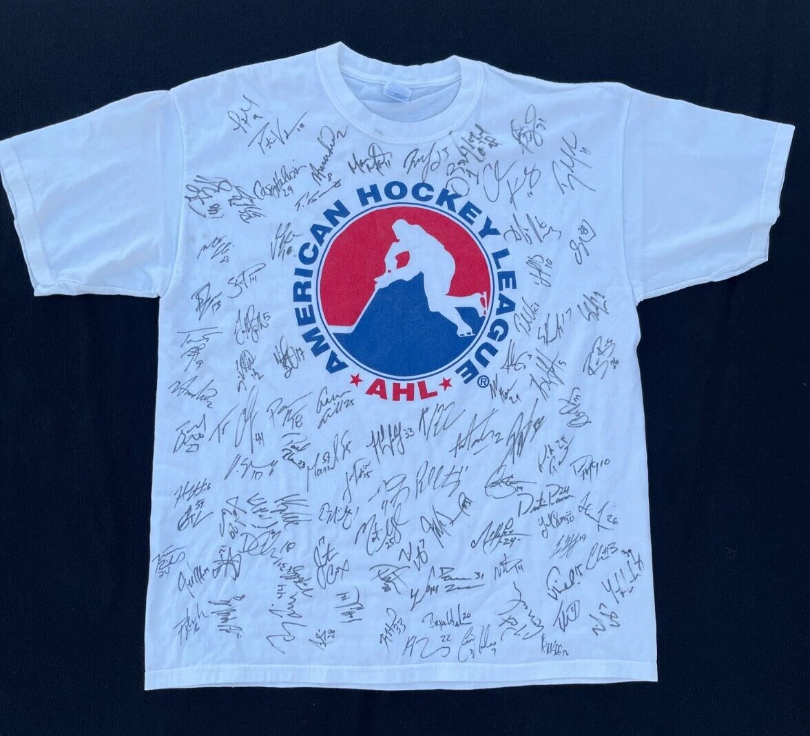 American Hockey League AHL Greats T-Shirt Multi-Signed By 85+ JSA COA