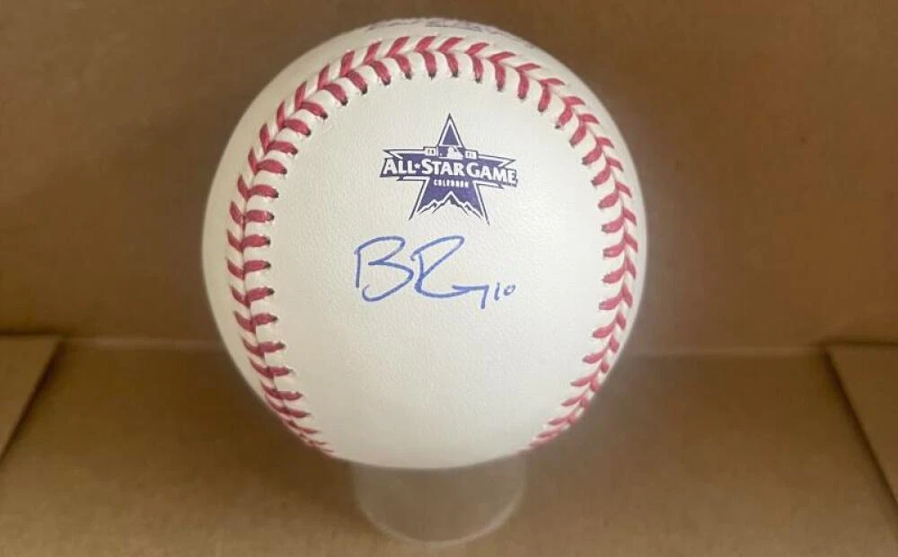 BRYAN REYNOLDS PIRATES SIGNED AUTO 2021 ALL STAR BASEBALL W/COA