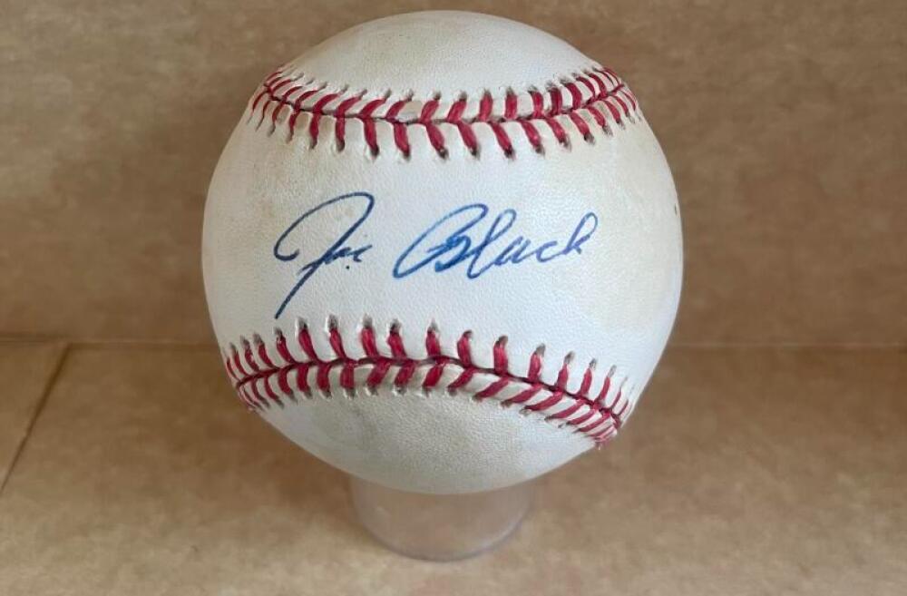 JOE BLACK BROOKLYN DODGERS SIGNED AUTOGRAPHED N.L. BASEBALL BECKETT AUTH