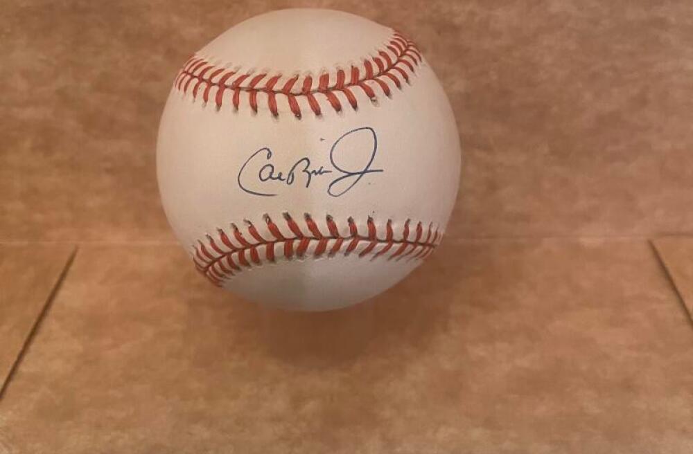 CAL RIPKEN JR. ORIOLES SIGNED AUTO RIPKEN 8 A.L. BASEBALL BECKETT AUTH