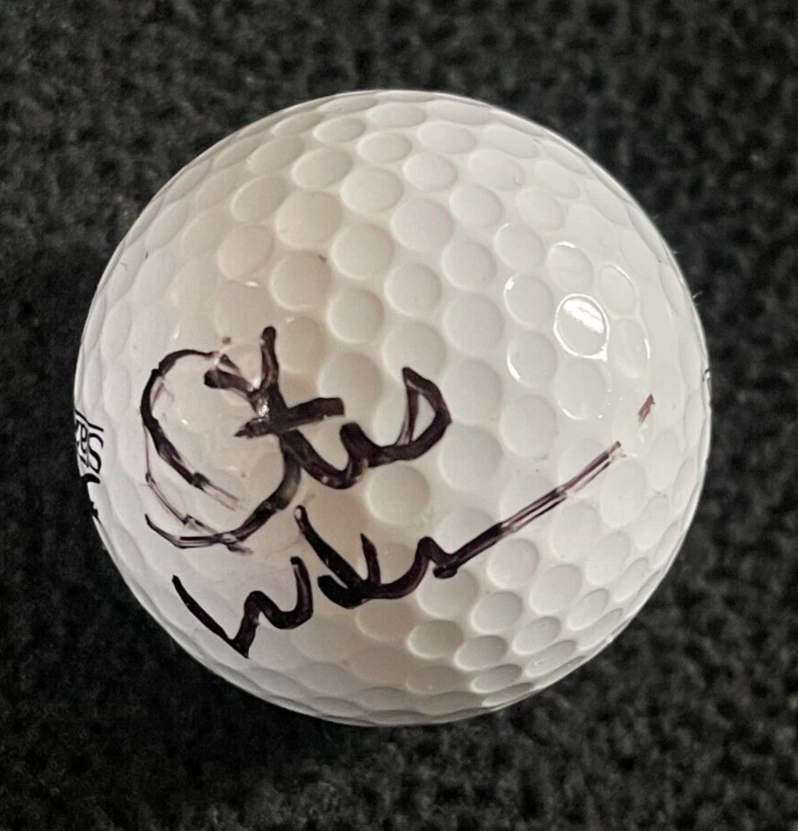 Otis Wilson Signed Golf Ball Chicago Bears Beckett LOA COA