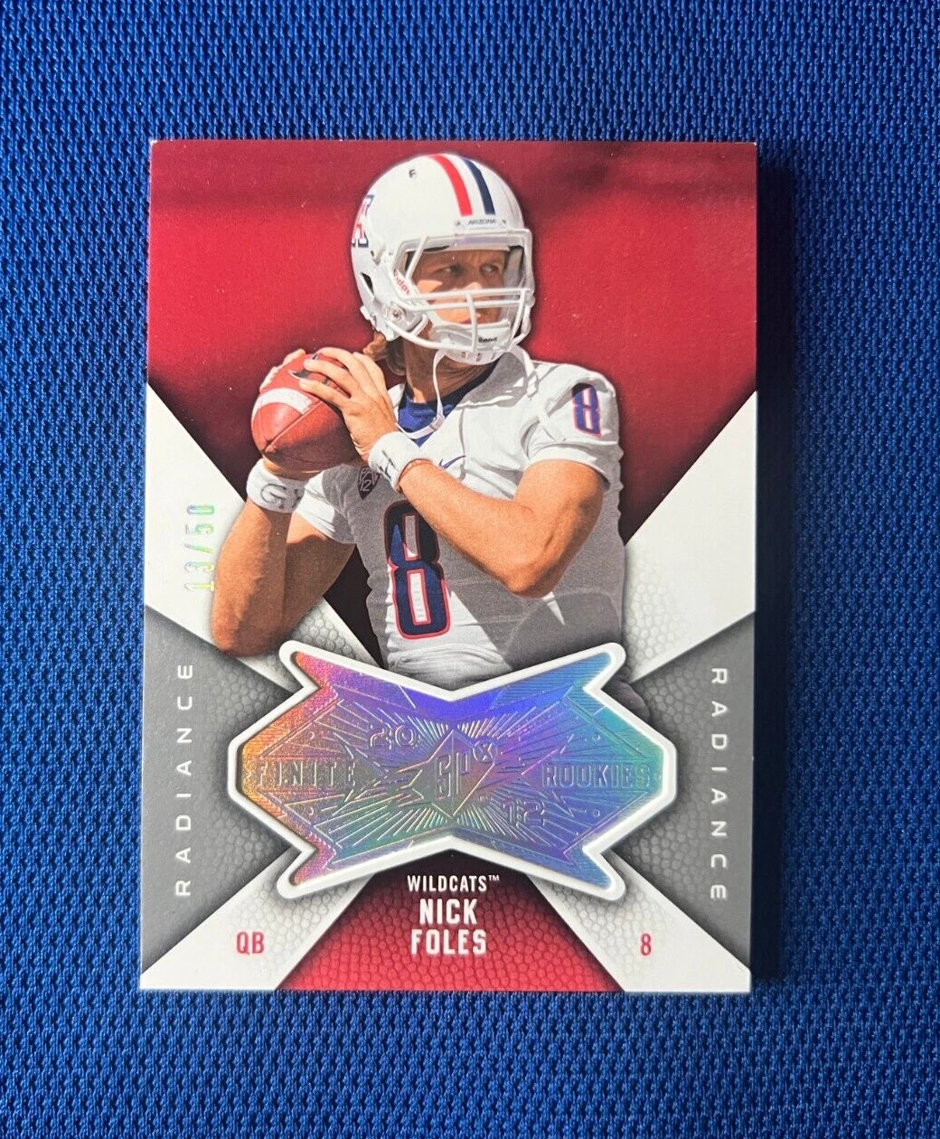 2012 SPX NICK FOLES EAGLES RC ROOKIE CARD /50 #F-NF