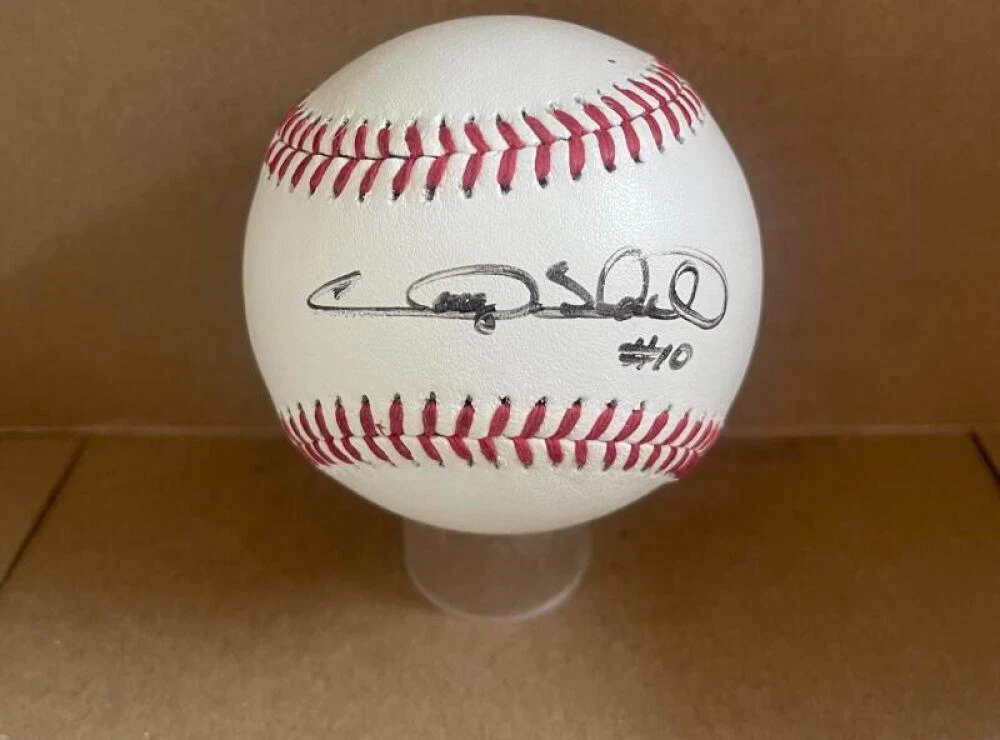 GARY SHEFFIELD BRAVES/DODGERS SIGNED WILSON BASEBALL BECKETT AUTH