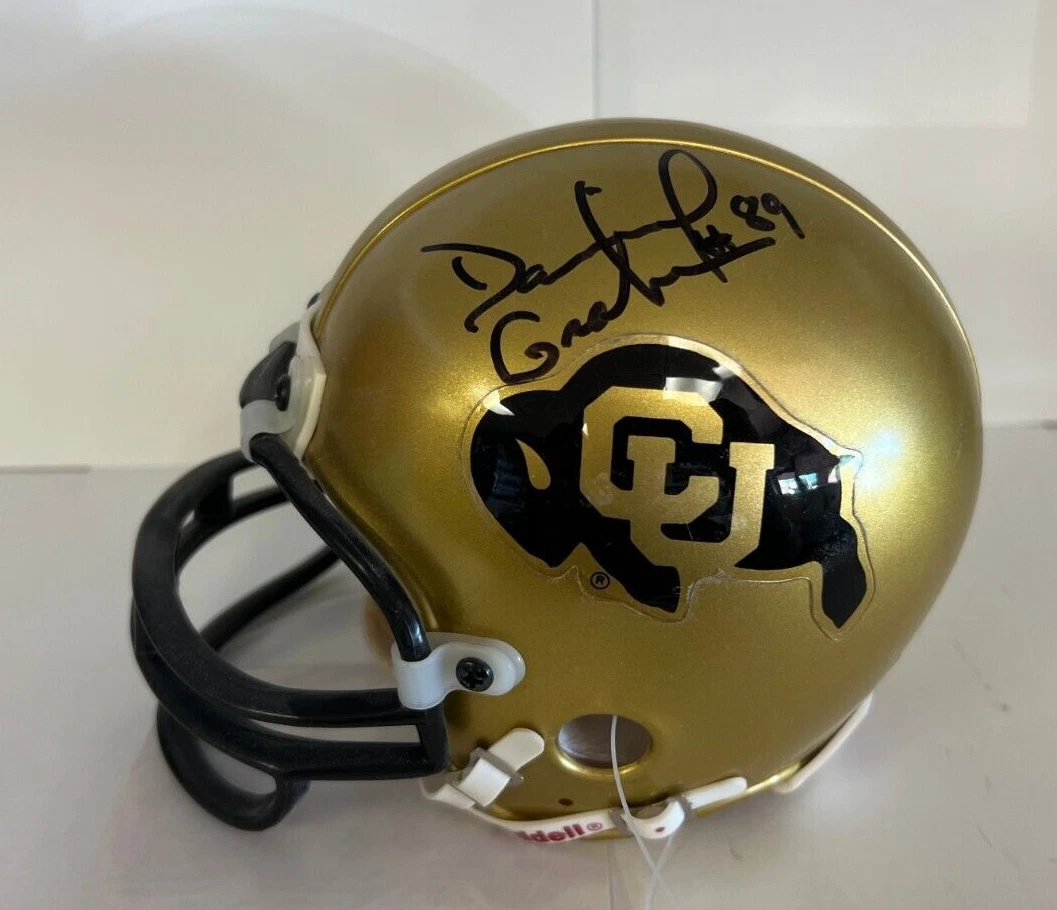 DANIEL GRAHAM COLORADO BUFFALOES SIGNED AUTOGRAPHED MINI HELMET W/COA