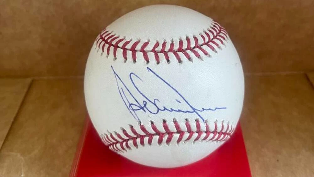 ADAM DUNN REDS/WHITE SOX SIGNED AUTOGRAPHED M.L. BASEBALL JSA AUTH