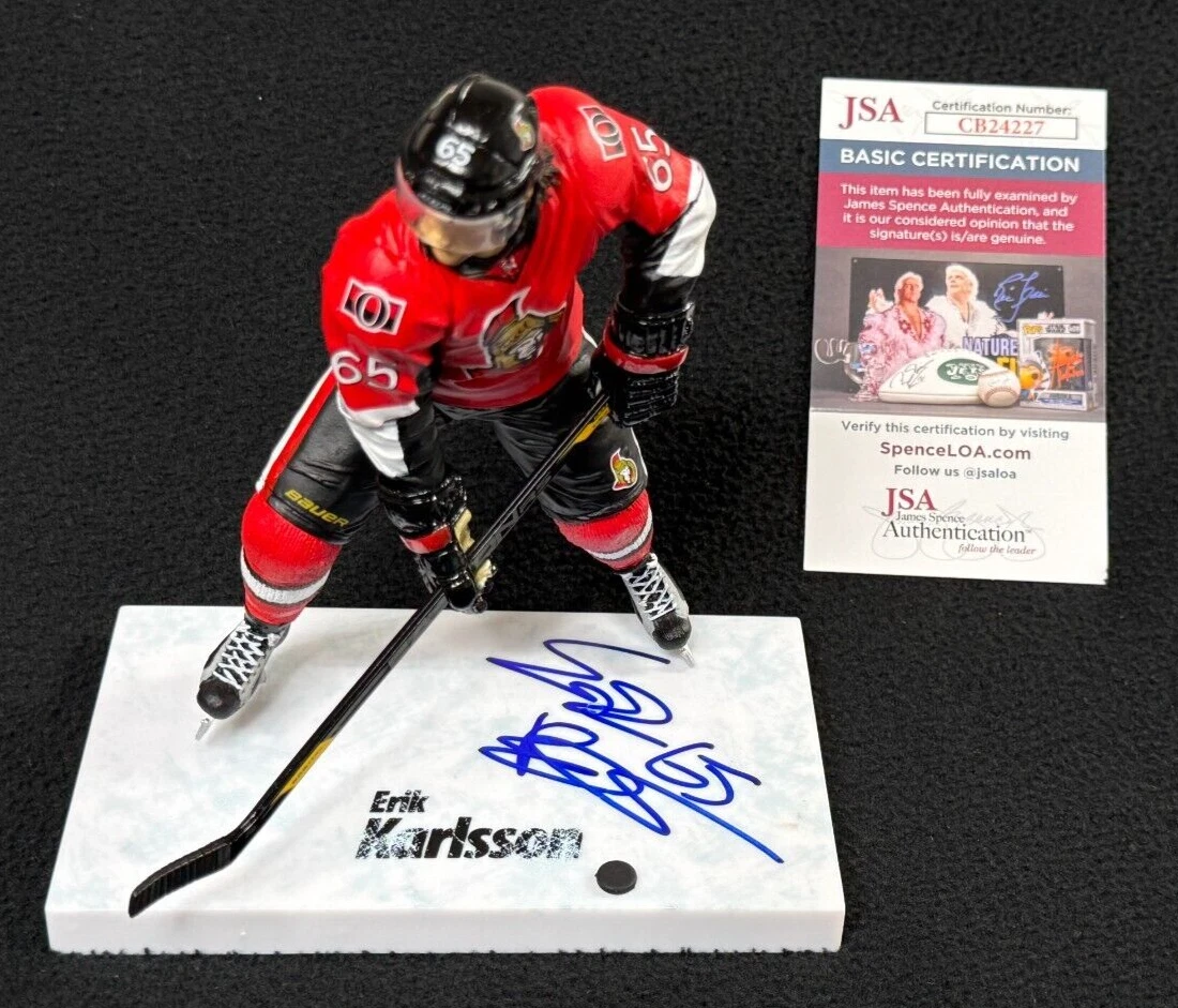 Erik Karlsson Full Name Signed Ottawa Senators McFarlane Figure JSA COA