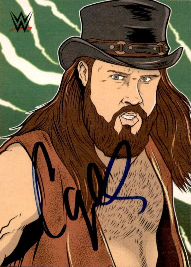 CAMERON GRIMES SIGNED 2021 TOPPS WWE MIGSMEDIA1 ILLUSTRATED ART CARD MM-1 COLLECTIBLE MEMORABILIA